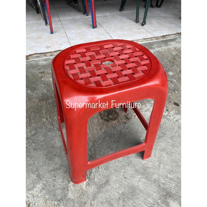 Gambar Kursi napolly/kursi plastik/kursi baso/kursi big 303/bangku - Merah dari ZENGFO MALL undefined Tokopedia