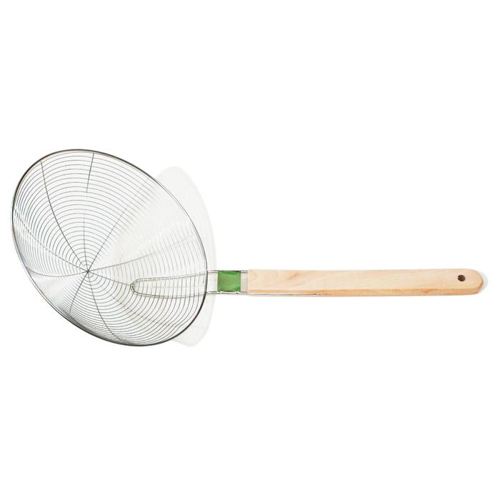 Gambar Serok Stainless steel 26 cm Gagang Kayu - silver dari manolistore undefined Tokopedia