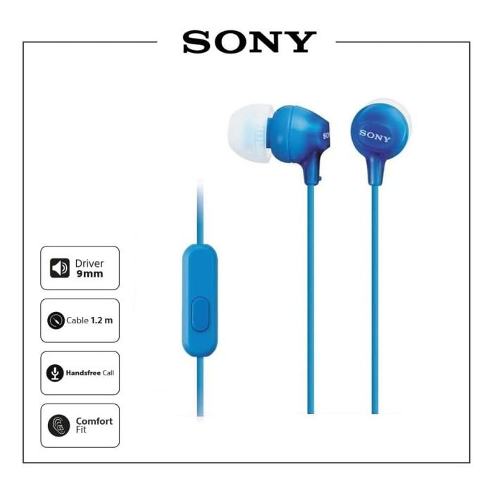 Jual Aneka Music Store Sony Mdr-Ex15Ap Black In Ear Earphone