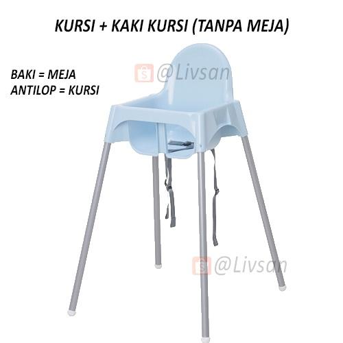 Jual KARGO IK3A ANTIL0P KOKOH FULL SET KURSI MAKAN ANAK BAYI