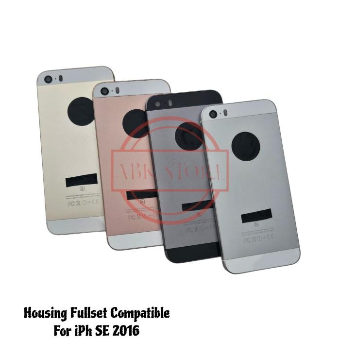 Gambar BACK CASING - HOUSING FULLSET FOR IPHONE SE 2016 HIGH QUALITY - Rose Gold - Rose Gold dari beeyashoping undefined Tokopedia