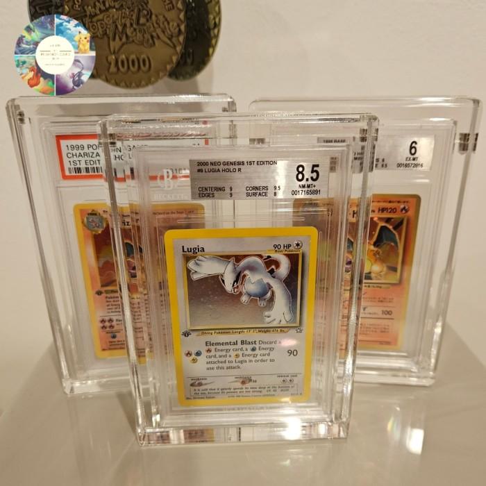 Gambar [JOYFUL] MAGNETIC GRADED CARD GLASS DISPLAY CASE - PHANTOM DISPLAY OEM FOR PSA AND BGS POKEMON MTG BASKETBALL YUGI-OH CARDS - BGS dari Joyful Toyshop undefined Tokopedia