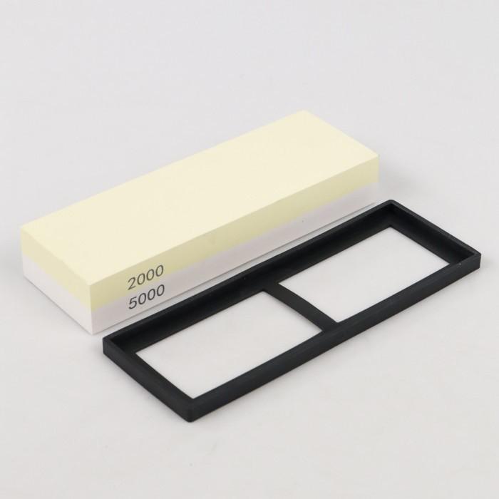 Gambar Batu Asah Whetstone Dual Grit Asahan Pisau Golok Gunting Kasar Halus Pengasah Pisau Dapur - 2000/5000 dari Jogja Premium Stores undefined Tokopedia