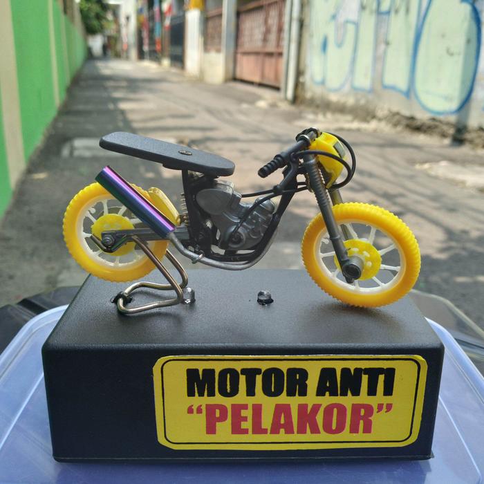 Gambar Miniatur motor drag keren dari TETE saapi undefined Tokopedia
