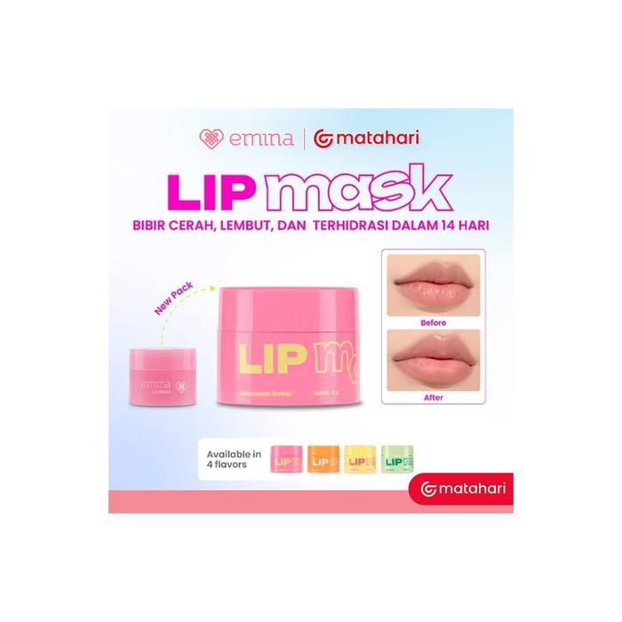 Gambar Emina Lip Mask Milky Matcha 9 g 106986695 dari Matahari Official undefined Tokopedia