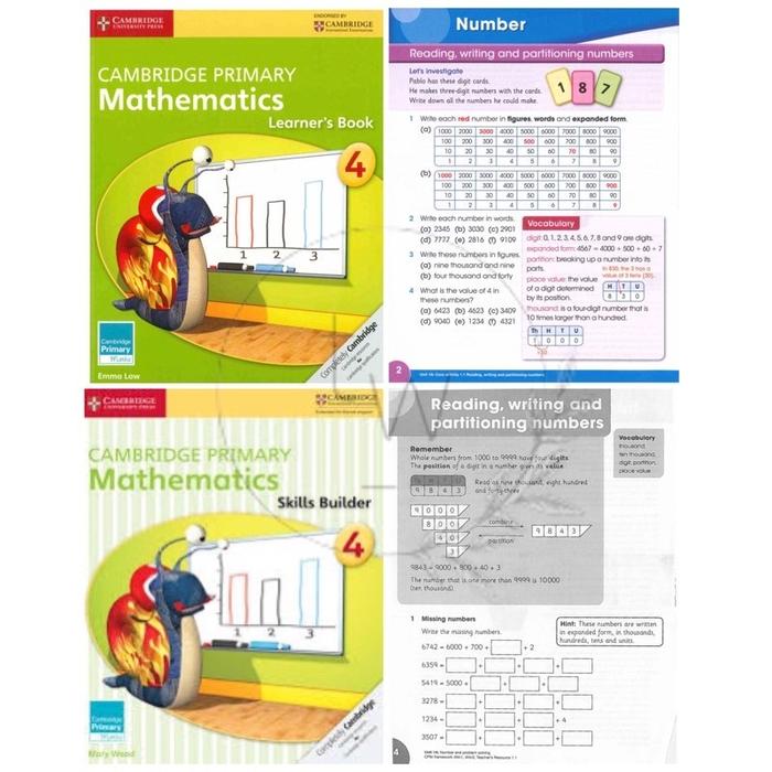 Jual Cambridge Primary Mathematics 1 2 3 4 5 6 Learner’s Book / Skills ...