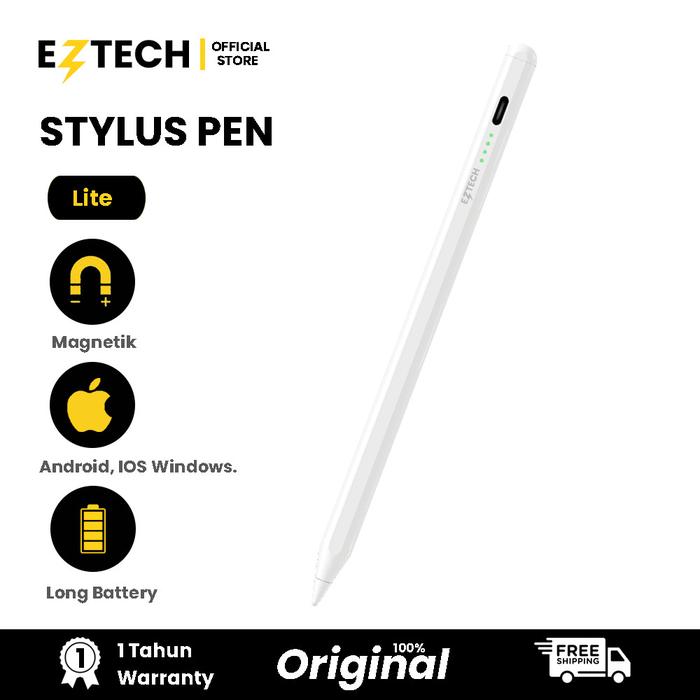 Gambar EZTECH Stylus Pen for Universal Ipad Tablet Vivo Samsung Huawei Xiaomi Redmi Oppo Pencil Stylus Pen with Digital Power Display, Sensitive Stylus Pen for iPad 2018 - 2023 【EZTECH】 - PENSIL Lite dari EZTECH ID undefined Tokopedia