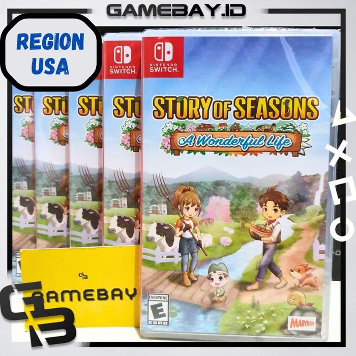 Jual Nintendo Switch Story Of Seasons A Wonderful Life Harvest