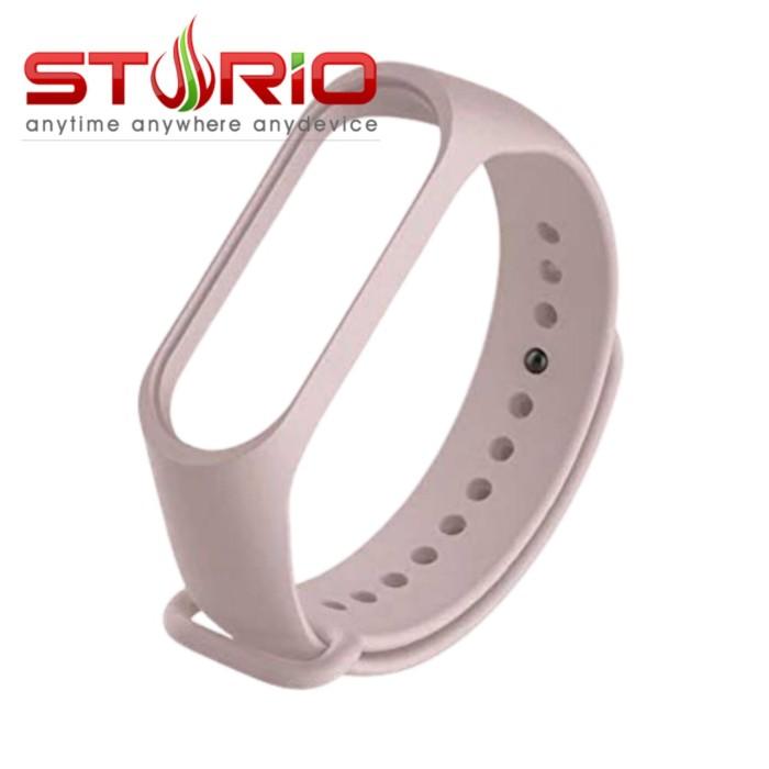 Gambar Strap Smartwatch Xiomi MiBand 3 Mi Band 4 M3 Plus Original Color - Krem dari Sadonyo-tk undefined Tokopedia