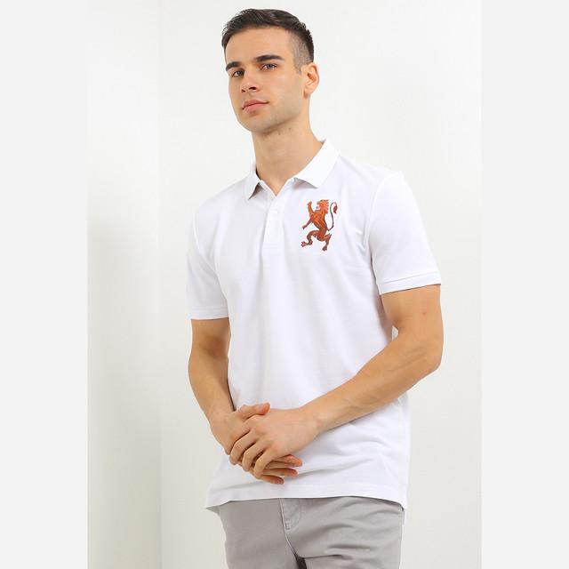 Gambar Giordano 3D Lion Polo Pria Signature White [0101422264] - Signature White, M dari Giordano Indonesia undefined Tokopedia