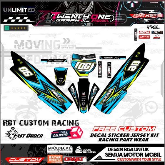 Gambar rbt fiz r vega old new 1122 RBT stiker kekinian JUPITER VEGA NEW OLD trail REVO striping full body dekal bebek std gtx trabas vega r new supra fit x smash shogun BISA COD DESAIN BARU CUSTOM BEBAS WARNA FULL CUSTOM dari evvosrukamya undefined Tokopedia
