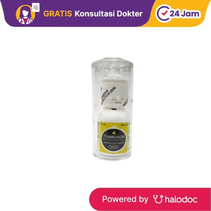 Gambar Cendo Tobroson Eye Drops 5 ml - Obat Mata - Halodoc dari Apotek Halomedika Kp Rambutan undefined Tokopedia