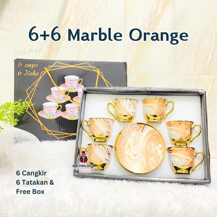 Gambar PROMO!! Hampers Gelas MARBLE Set Isi 6 Souvenir Gift Box Mug Couple Mewah Cangkir Set Keramik Set Kado Pernikahan Hampers Lebaran Idul Fitri Parcel Natal Hadiah Ulang Tahun Kitchenware Hampers Perpisahan Guru Perempuan Kenang Kenangan - 6+6 MarbleOren dari Mr.Trilogy undefined Tokopedia