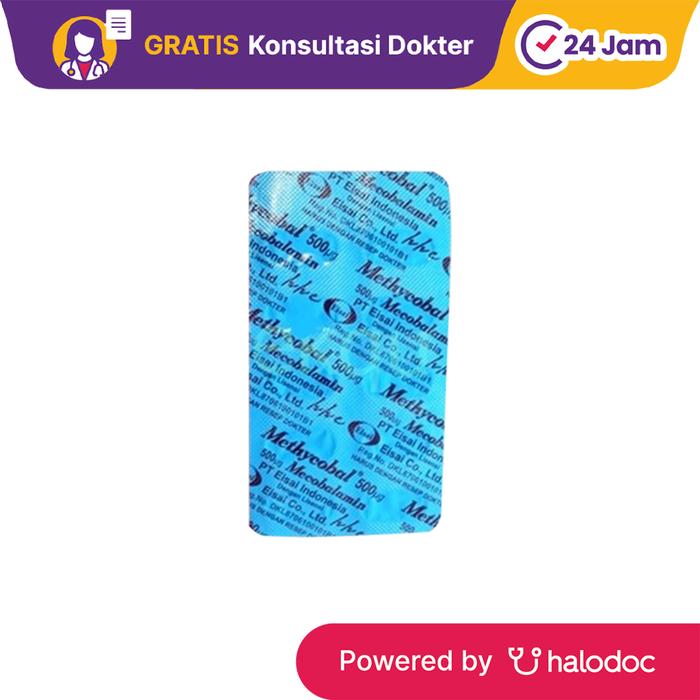Gambar Methycobal 500 mcg 10 Kapsul - Neuropati Perifer - Halodoc dari Apotek Kosambi Jakarta Barat undefined Tokopedia