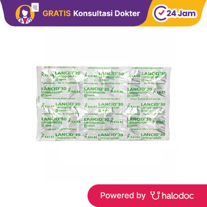 Gambar Lancid 30 mg 10 Kapsul - Obat Asam Lambung & Gerd - Halodoc dari Apotek Halomedika Cicendo undefined Tokopedia