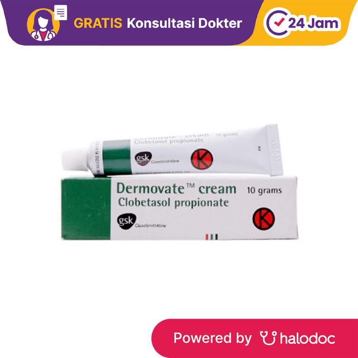 Gambar Dermovate 0.05% Cream 10 g - Obat Dermatitis & Eksim - Halodoc dari Apotek Halomedika Cicendo undefined Tokopedia