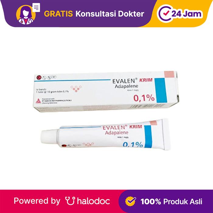 Gambar Evalen Cream 10 g - Obat Jerawat - Halodoc dari Apotek Halomedika Gejayan undefined Tokopedia