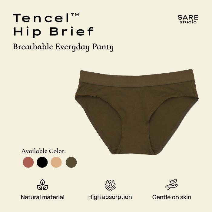 Gambar Underwear - Sare Studio Lobi Tencel Panty - Celana Dalam - 1 Pcs - Dark Olive, XL dari BRAsports undefined Tokopedia