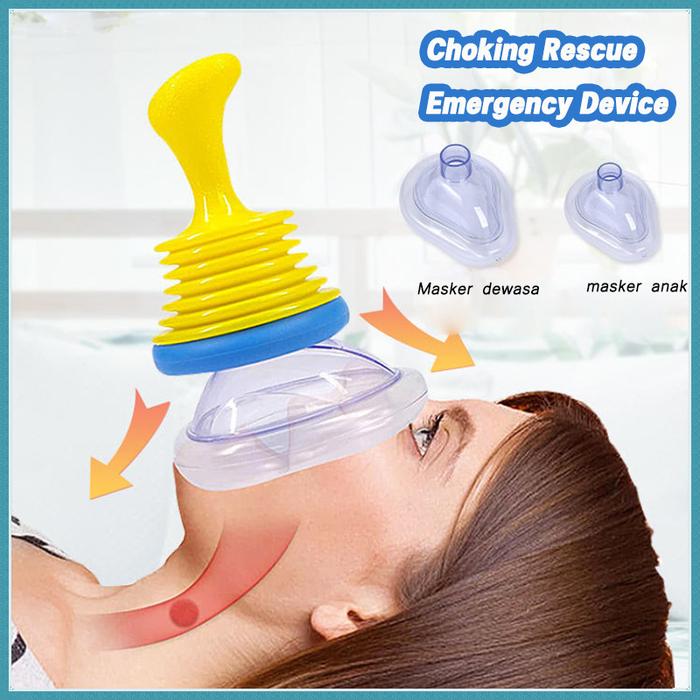 Gambar Alat Bantu Keamanan/Choking Rescue Emergency Device /Alat Bantu Penyandang Anti Tersedak Untuk CPR First Aid dari ikiybarokah undefined Tokopedia
