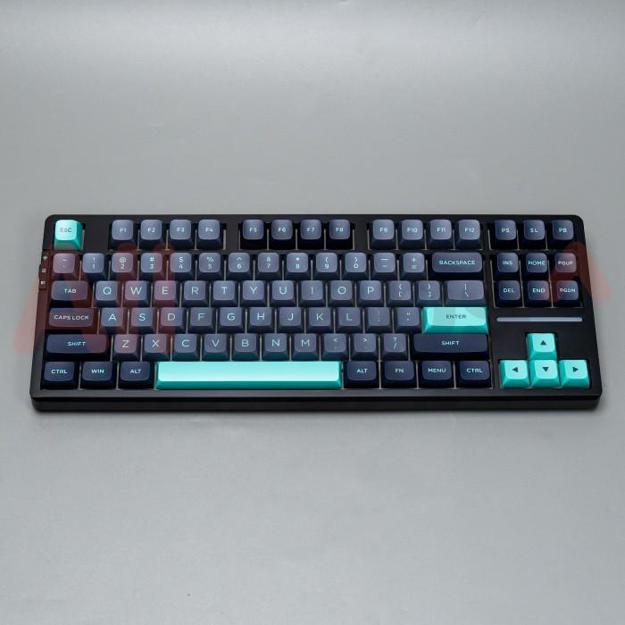 Gambar KEYBIRTH SHOP VGN V87 TKL 3-mode 80% Wireless Mechanical Keyboard - Carribean Black dari KEYBIRTH SHOP undefined Tokopedia