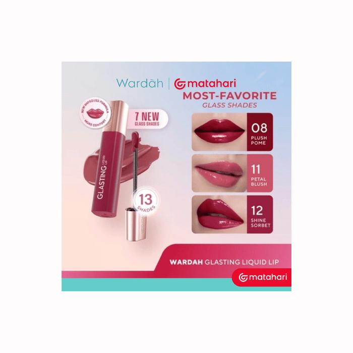 Gambar Wardah Glasting Liquid Lip 04 Rosewood Radiance 3.5 gr 120378799 dari Matahari Official undefined Tokopedia