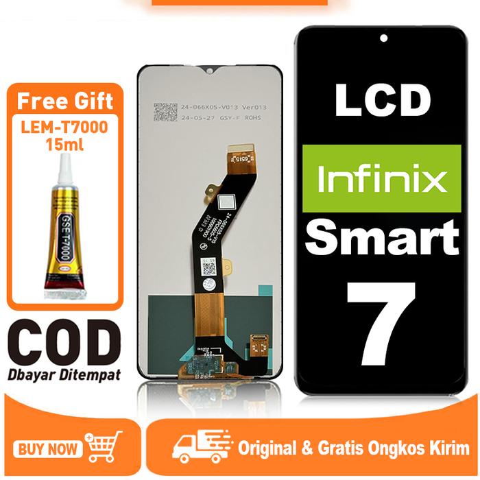 Gambar LCD INFINIX Smart 7 TOUCHSCREEN Kompatibel Untuk Fullset Asli Crown Murah Ori Compatible For Glass Touch Screen Digitizer Original * - LCD+Lem, ORIGINAL SUPER dari TOKO BU PERL undefined Tokopedia