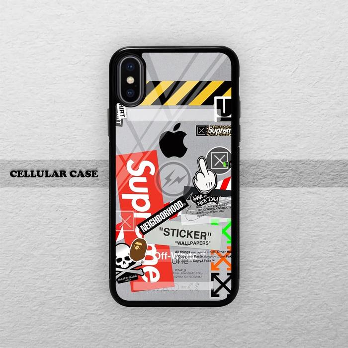 Jual TERLARIS [CS06] CASE GLOSSY IPHONE X XS XS MAX XR CASING