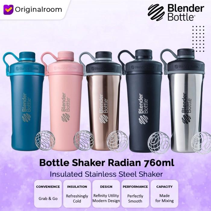 Gambar Blenderbottle Radian Tritan 760 Ml Insulated Stainless Steel Shaker -Gratisongkir - Black Matte dari Atlas77 Official undefined Tokopedia