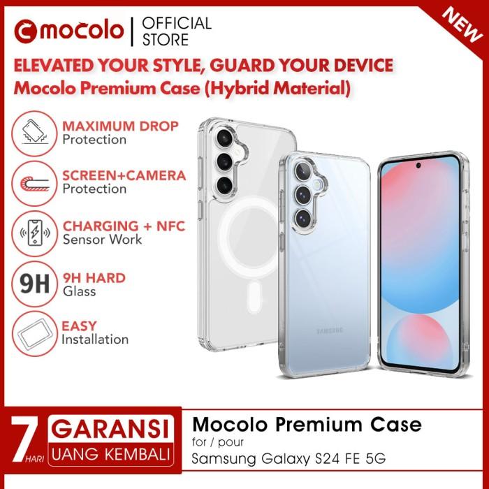 Gambar Mocolo PREMIUM Case Compatible For Samsung Galaxy S24 FE / S25 FE /S25 Ultra 5G  - Magsafe Clear Casing - Clear Magsafe, S24 Fe dari GadgetLifestyle Shop undefined Tokopedia