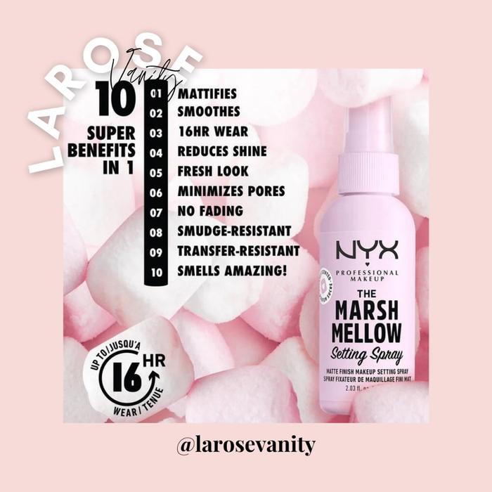 Gambar NYX The Marshmellow Matte Finish Setting Spray dari Royalshop11 undefined Tokopedia