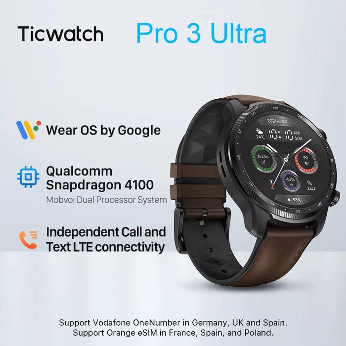 Ticwatch Pro Ultra Ticwatch Vodafone Jual TicWatch Pro Ultra LTE