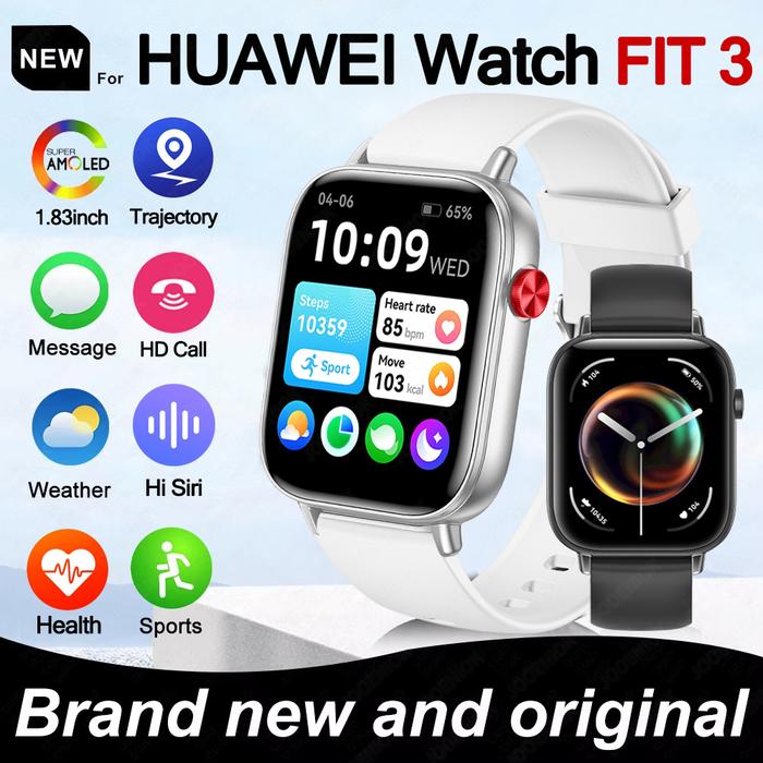 2024new For Huawei Watch Fit Smart Watch Women 183 Inch Hd Full Touch  Screen Sports Fitness Tracker Bluetooth Call Smartwatch - Main Image