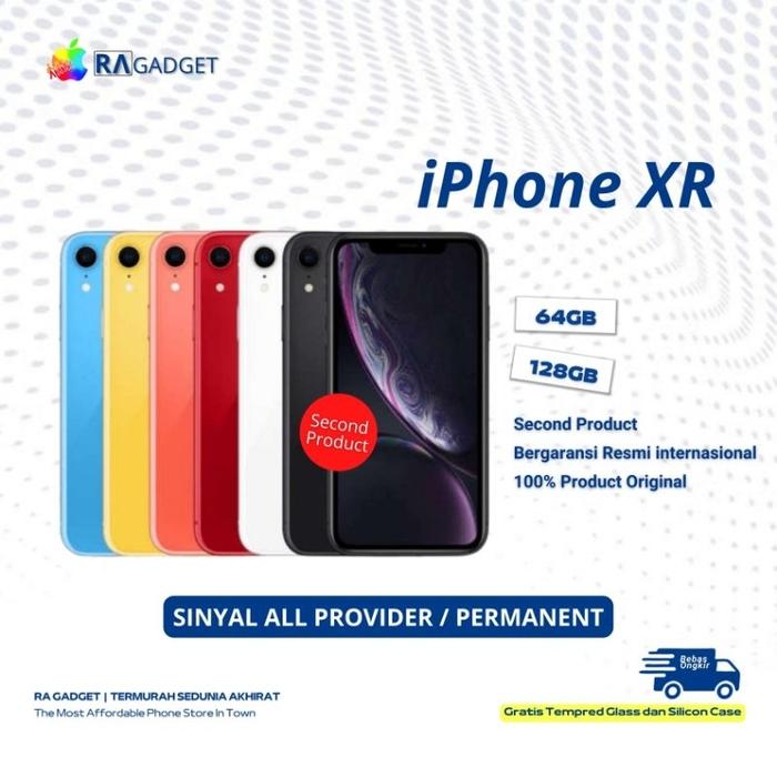 Gambar iPhone XR 128GB Second Original 100% - Black, 128GB WIFI dari RA GADGET OFFICIAL undefined Tokopedia