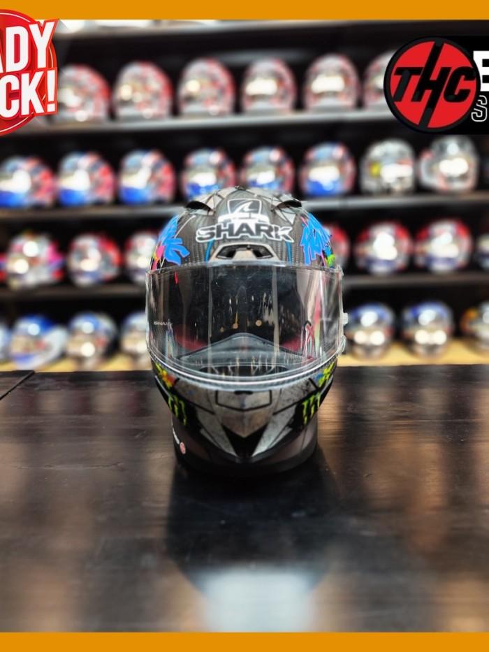 Jual SHARK RACE R PRO LORENZO GRAFITTI SIZE M 2ND FULL FACE HELMET