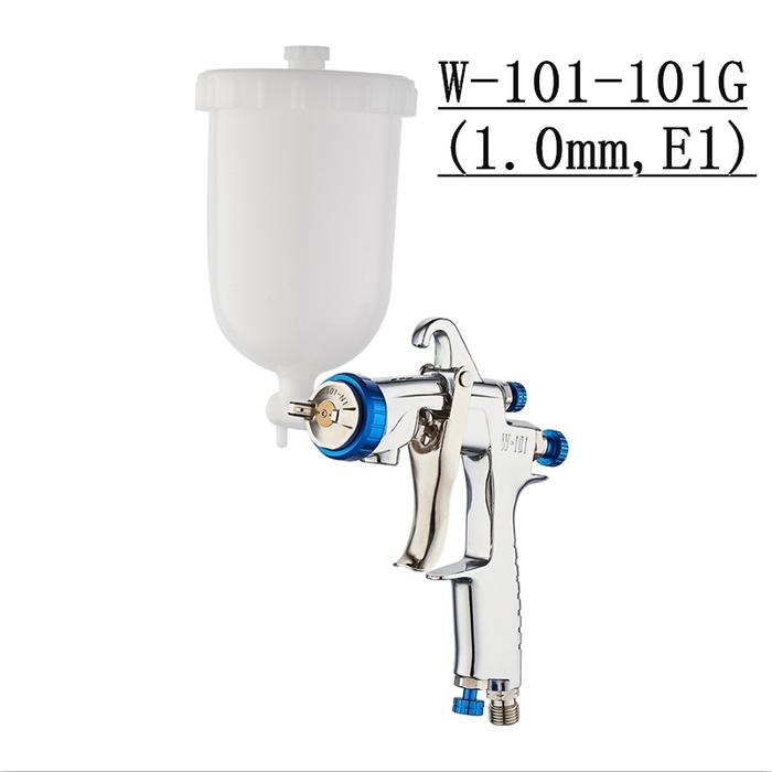 Gambar Paint Gun W101 Air Spray Gun Hand Manual Spray Gun 1.3/1.5/1.8mm Japan Quality W-101 Paint Sprayer 400cc Plastic Tank Airbrush - Plastics 101G dari ivonirastaaa undefined Tokopedia
