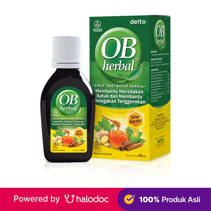 Gambar OB Herbal 60 ml - Obat Batuk & Flu - Halodoc dari Apotek Dukuh Setro Surabaya undefined Tokopedia