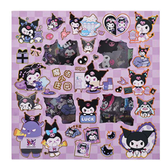 Gambar OSM JKT 5872 Stiker 100 lembar / Sticker Motif Kartun Korea Lucu Anti Air / Sticker Box Stiker Set Aesthetic Dekor Buku - Kuromi dari Hendrianas undefined Tokopedia