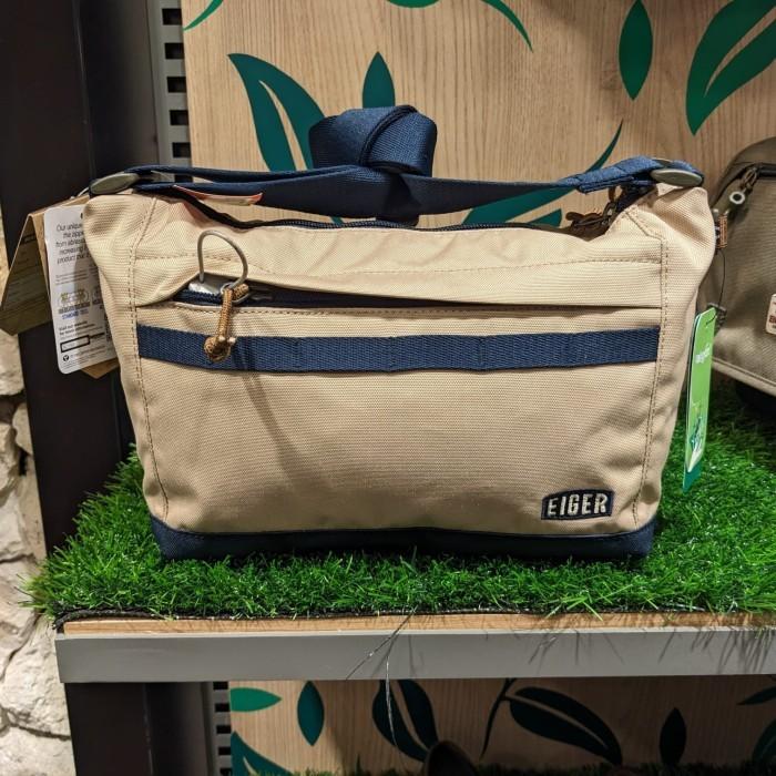 Jual C0 EIGER TAS SELEMPANG DISTANT SHOULDER BAG KHAKI Scr