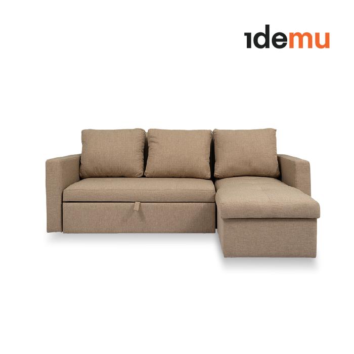Gambar IDEMU by VIVERE - Cesia Sofa L Shape Sofa Keluarga - Khaki dari IDEMU by VIVERE undefined Tokopedia
