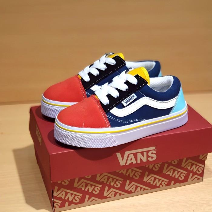 Jual Sepatu Sneakers Vans Old School Anak Laki Perempuan