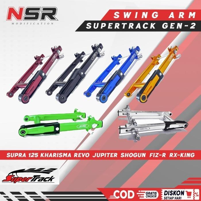 Gambar Sasis Swing Arm fork Supertrack Gen2 Satria 2 Tak Aluminium Alloy - BLACK dari NSR Modification undefined Tokopedia