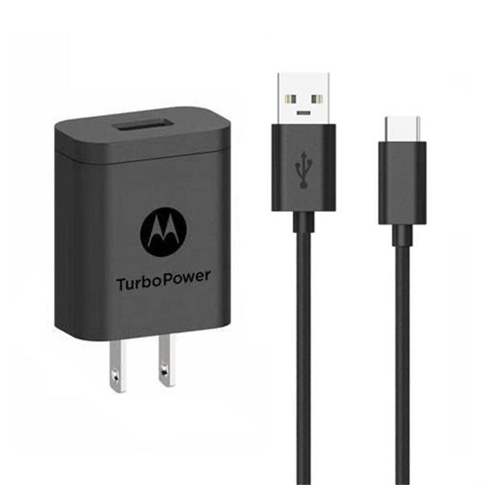 18w Turbo Charger Fast Charging Us Power Adapter Usb Type C Cable For  Motorola Moto E32 G54 G53 G54 G24 G50 G30 G22 Rara G6 G7