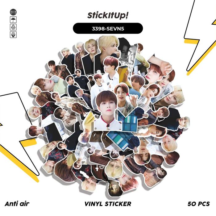 Gambar COD 50 Pcs Stiker JEONGHAN SERIES 03 Lucu Anti Air Untuk Dekorasi Notebook Sepeda Skateboard Handphone DIY - 3398-10pcs dari Stickit Up undefined Tokopedia