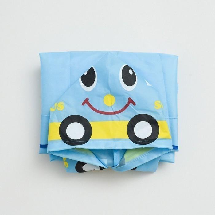 Gambar Raincoat Jas Hujan Anak Jubah Lengan EVA 2 3 4 5 Tahun - Biru Muda dari Autoku undefined Tokopedia