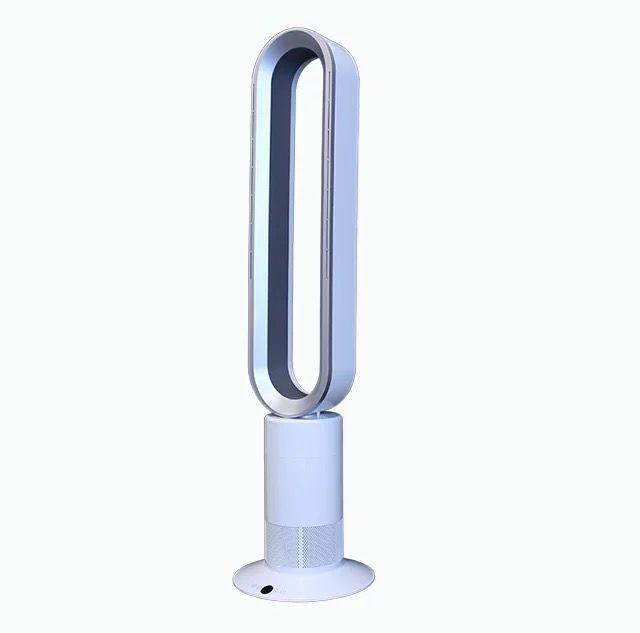 Gambar Citihome Bladeless Stand Cooling Fan Remote Kipas Angin Tanpa Baling - White Silver dari Mirwais Cool Jkt undefined Tokopedia
