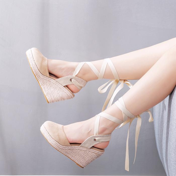 Womens Sandals High Sandal Wedges Buy Beige Women's Wedges The