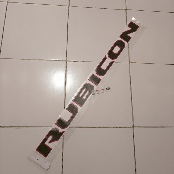 Gambar Siker Rubicon Jeep Wrangler JL - silver - Hitam dari Gallery Motor Atrium undefined Tokopedia