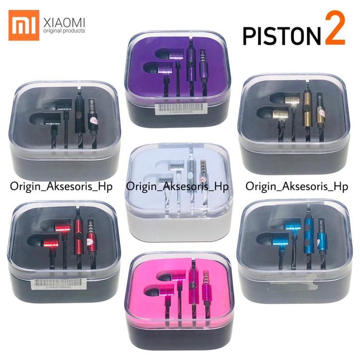 Jual Headset Xiaomi Piston Original OEM Earphone Stereo Xiao Mi