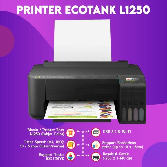 Gambar Printer Epson EcoTank L1210 L1110 L 1110 Pengganti Epson L310 Print Only - L1250 WiFi dari FixPrint Indonesia undefined Tokopedia