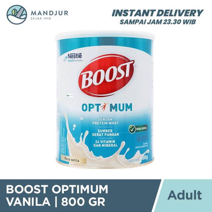 Gambar Boost Optimum 800 Gram - Susu Khusus Penambah Nutrisi Harian Lansia dari Apotekmandjurofficial undefined Tokopedia